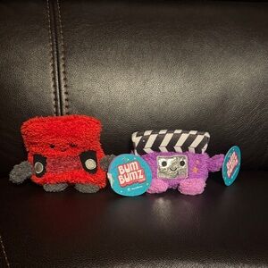Bum Bumz by Russ Movie Bumz Plush 2 pieces Colin Connie NWT